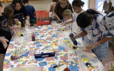 Tie Dye Shirts making in process