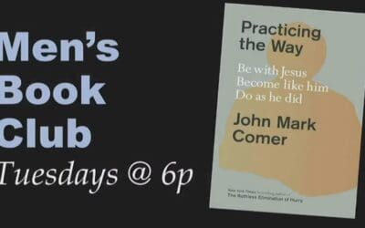 Men’s Book club meeting on Tuesdays @6p