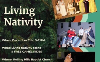 Annual Living Nativity & Camel Ride Event is Saturday 12/7, 5p.